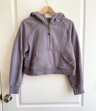 Lululemon Scuba Oversized 1/2 Zip Hoodie In Purple Ash Size XS/S