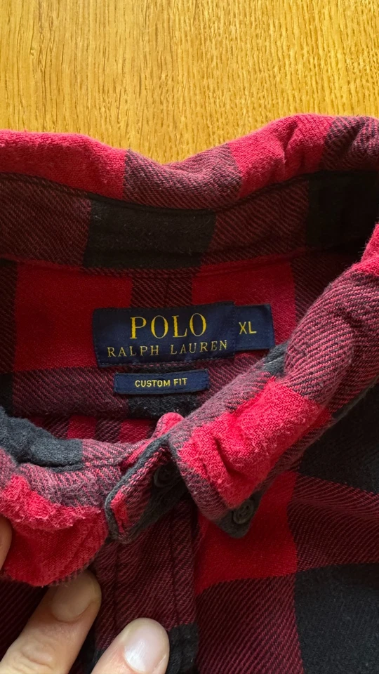 NEUw Ralph Lauren Flanellhemd rot Gr. XL NP: 179€ barbour burberry Holzfäller - Bild 3 von 4