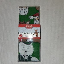 Rudolph The Red Nosed Reindeer 3 Pair Sock Set Fits Shoe Size 8-12 Great Gift