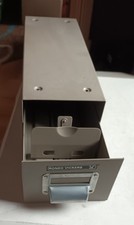 Vintage Roneo Vickers Grey Metal Index Filing Drawer Cabinet   approx 39x14x12cm