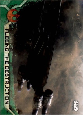 2017 Star Wars Rogue One Series Two Green Squadron #26 Fleeing the Destruction