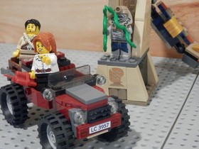 LEGO Pharaoh's Quest Lot Cursed Cobra Statue 7325 Golden Staff 7306/ 7305 Scarab