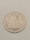 1876 Seated Liberty Silver Dime 10c - Philadelphia Mint