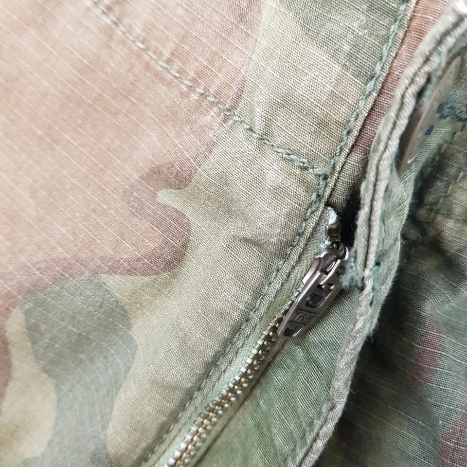 Superdry Hombre Pantalones Cortos 30 Verde Camuflaje Cargo Utility Militar Ripstop Combat Field Foto 3 de 4