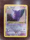 Gengar Fossil Holo Pokemon Card WOTC