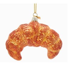 Noble Gems Croissant Glass Christmas Tree Ornament NB1551
