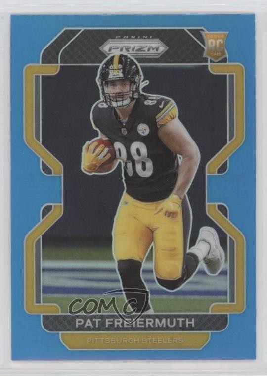 2021 Panini Prizm Rookie Light Blue Prizm Pat Freiermuth #362 1b33