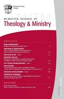 David J. Fuller | Mcmaster Journal Of Theology And Ministry | Taschenbuch (2021)
