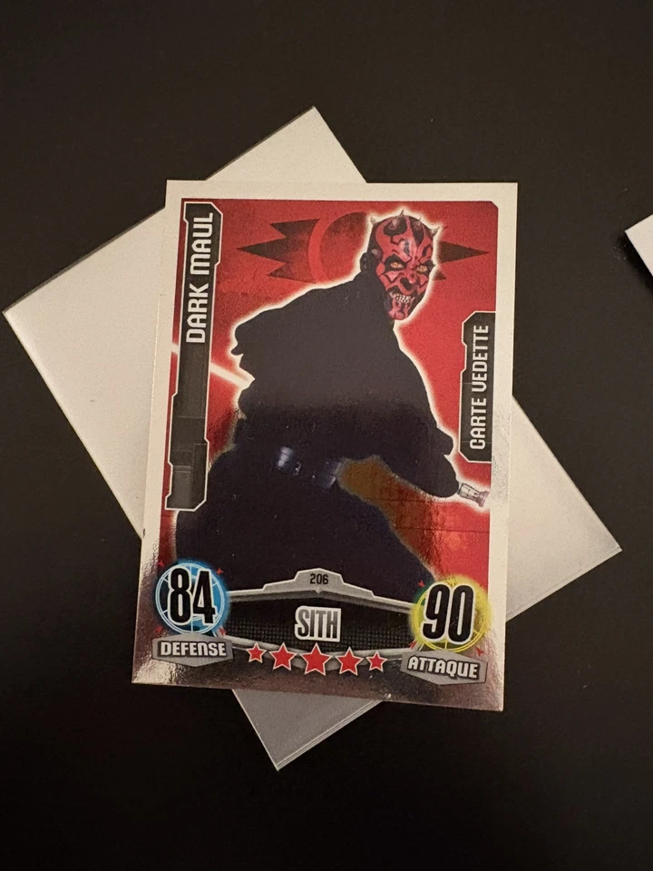 Lot de 8 cartes Star Wars Force Attax Topps 2012 – Bon état - Photo 3/4