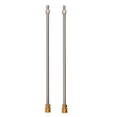 #ad 16quot; Extension Rod for High Pressure Washer 4000PSI Steel Quick Connect 2 Pack $22.95