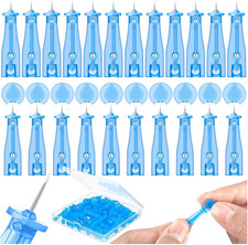 Sterile Needles for Pimples, 100Pcs Disposable 1 Count Pack of 100 , Blue