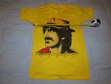 Vintage 1981 Zappa "You Are What You Is" NA TOUR Shirt yellow made in USA - S