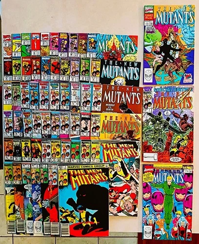 New Mutants Vintage 80s Bronze Age Marvel Comic Book Lot Multi 1st App. Hi-Grade