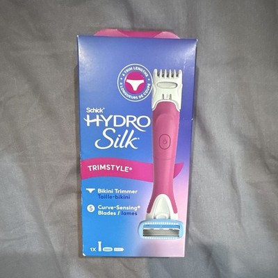 Schick Hydro Silk Trimstyle 5 Curve Sensing Blades 2 In 1 Bikini Trimmer & Razor