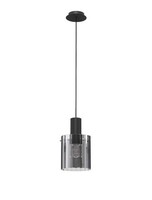 Nova Luce Pendelleuchte Mirbi Schwarz Grau HöHenverstellbar Dimmbar E27 12W