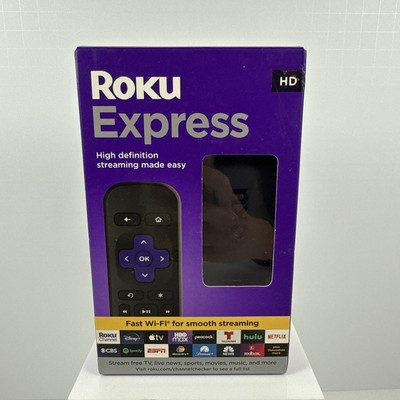 Roku Express HD Streaming Media Player w/ Remote | Google, Homekit -- NEW