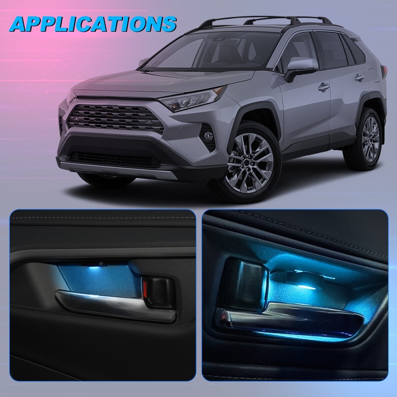 2019-2024 Toyota RAV4 LED Interior Door Handle Bowl Frame Light