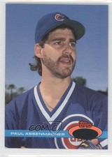 1991 Topps Stadium Club Missing Foil Paul Assenmacher #586 0l1