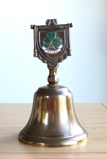 Magnifique Cloche de table Vintage 70's Laiton massif IRELAND Made In England