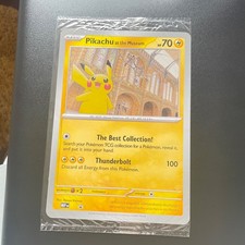 Pikachu at the Museum Jumbo Card Regular Sealed Black Star Promo