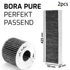 2 Pack of Activated Carbon Filters Designed for For Bora Basic and Pure Units