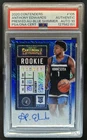 2020-21 Contenders Anthony Edwards Rookie Blue Shimmer Auto #/20 PSA Auth 10