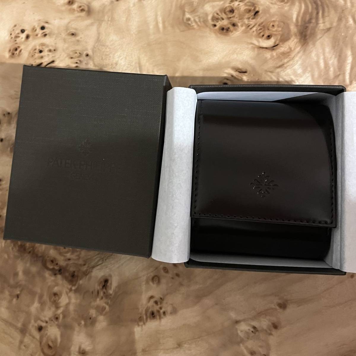 Patek Philippe Leather Travel Watch Case for Single Timepiece