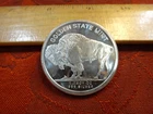 Buffalo Indian Head Golden State Mint 1 Oz 0.999 Fine Silver Round Lot A