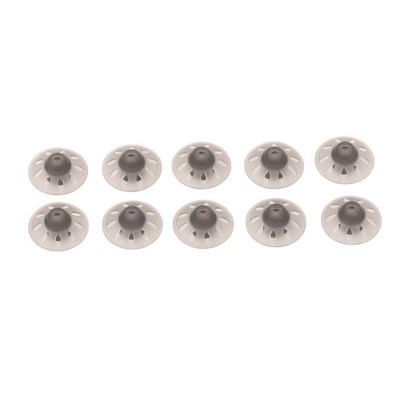 10pcs Hearing Device Domes Amplifier Open Black Ear Tips For Phonak(8mm )