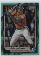 2024 Bowman Chrome Aqua RayWave Refractor 60/199 Marco Luciano #43 15sx