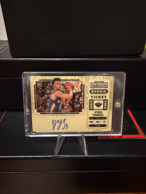 1/1 Gold Dyson Daniels 2022-23 Panini Contenders Rookie Ticket Autograph #143