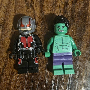 LEGO Super Heroes Minifigures Lot of 2 Hulk & Ant-Man Figures