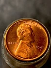 Roll Of 50 - 1945- S  Lincoln Wheat Cents .GEM UNCIRCULATED. Completely Original