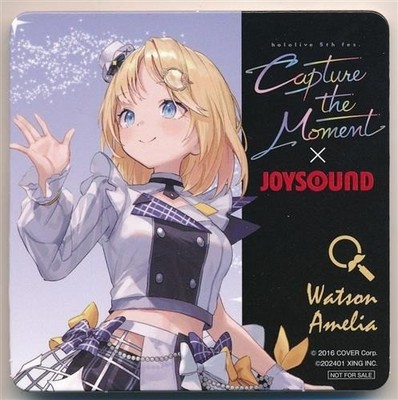 Hololive 5th Fes Capture the Moment x JOYSOUND Original Coaster Vol 3 Watson