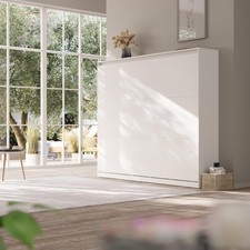 SMARTBett Lit escamotable Classic 160x200 Lit mural y compris matelas à ressorts