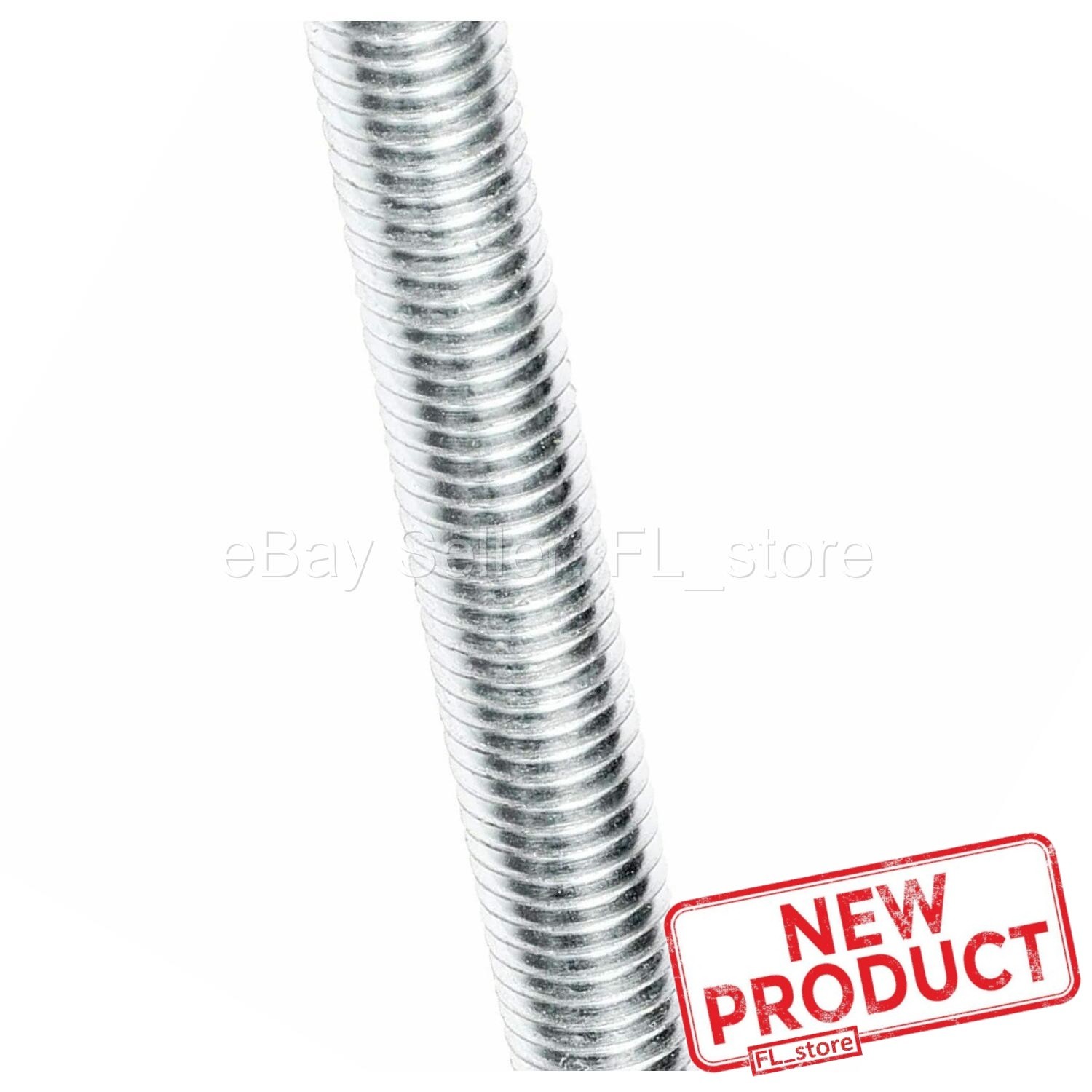 Threaded Rod  1/4-20 x 6 Feet All Thread Zinc Plated Steel 72" Long Fully NEW