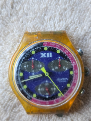 Swatch Chrono SCK101 Blue Chip 1992 nur Gehäuse
