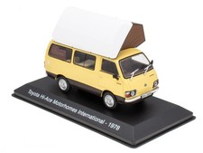 Toyota Hi-ace Motorhomes Int. 1978 Camper Rv Diecast Model Car Hachette 143 Toyota Hi-ace Motorhomes Int. 1978 Camper Rv Diecast Model Car Hachette 143
