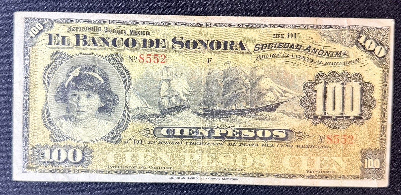 El Banco De Sonora 100 Pesos