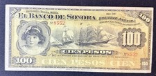 El Banco De Sonora 100 Pesos