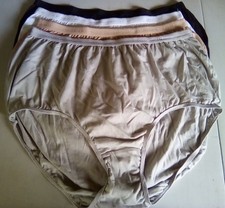 NWOT Assorted Comfort Choice 4 Pair Pack Cotton Brief Panties Size 10