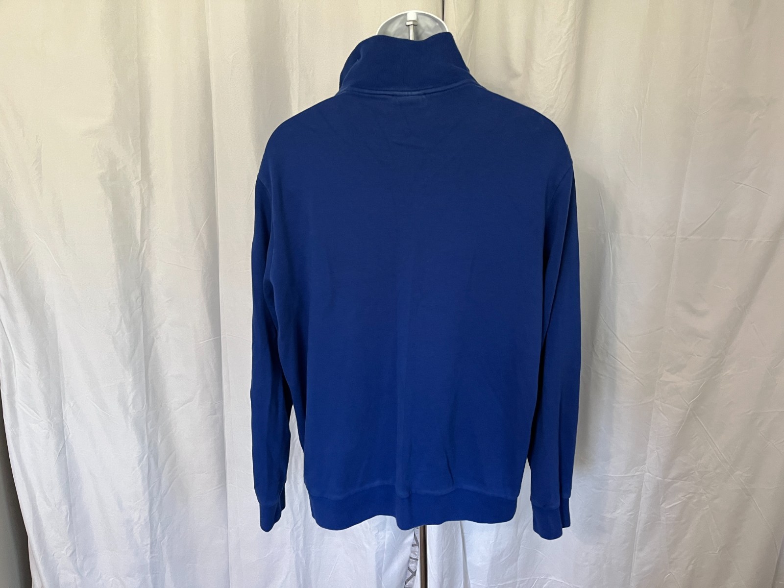 Lacoste Men's royal blue long sleeve 1/4 zip Sweater size 8 3XL thumbnail 4
