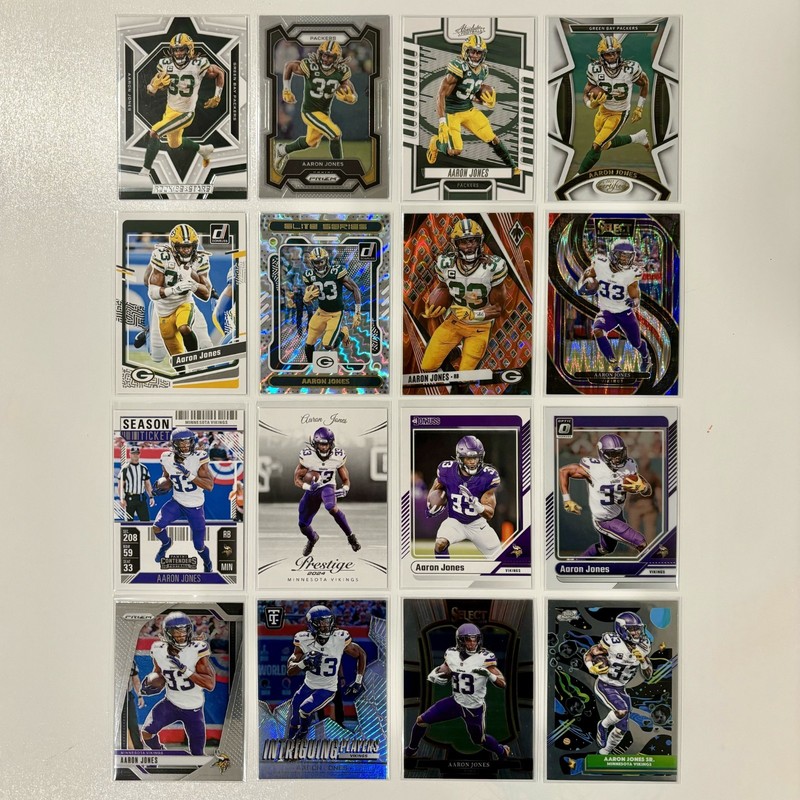 Aaron Jones LOT OF 16! Phoenix Orange Wave SP /99 Select RWB Shock Silver Cosmic