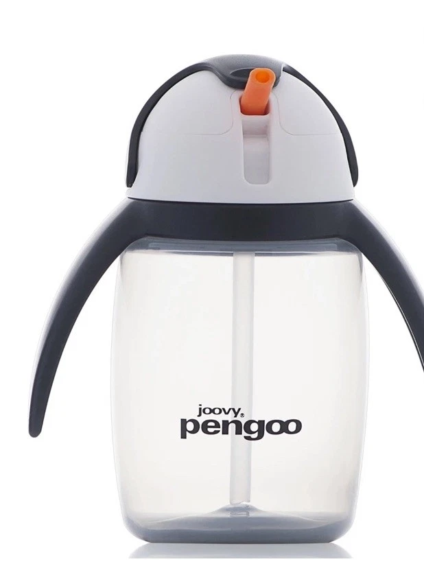 Joovy Pengoo Sippy Cup a prueba de derrames 12 oz taza de paja NUEVO Foto 3 de 3