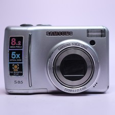 Samsung Digimax S85 8.2MP Compact Digital Camera Silver Tested Read 