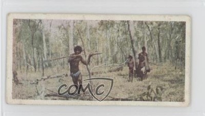 1959 Lyons Tea Australia Tea Aborigines Throwing Spears #47 0f3j