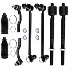 Front Tie Rod End Steering Sway Bar Rack Pinion Bellow For Toyota Sienna 2004-10