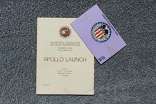Astronaut Autograph - Space Memorabilia Apollo 16 - Rare Guest Invite & Badge