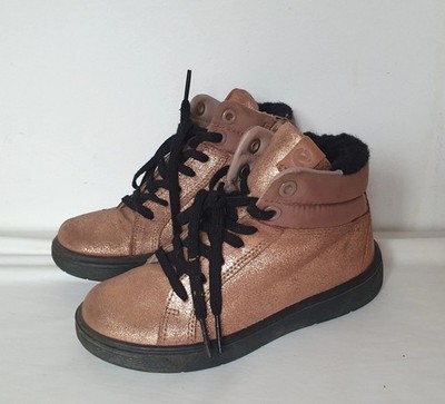 Ecco Street Tray Boot Winterstiefel winterboots rosegold gefüttert Wasserdicht