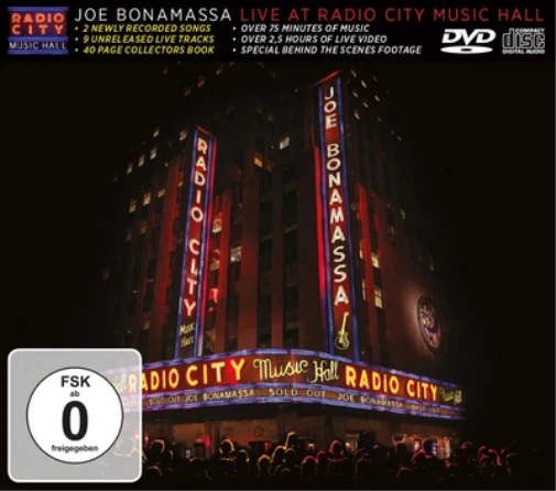 Joe Bonamassa Live at Radio City Music Hall (CD) Album with DVD - Imagen 1 de 1